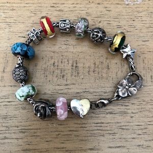 Trollbread bracelet with charms